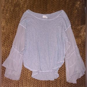 Free People cotton and gauze top